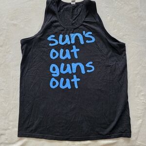 22 Jump Street Suns Out Guns Out Tank Top